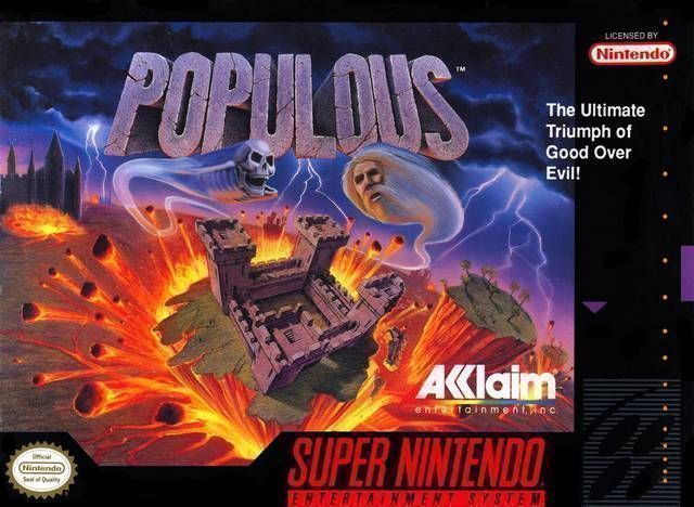 Populous (Europe) Super Nintendo GAME ROM ISO