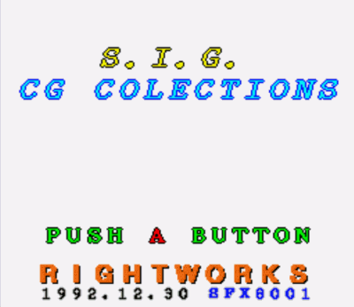 Rightworks Sig. CG-1 (PD) (USA) Super Nintendo GAME ROM ISO