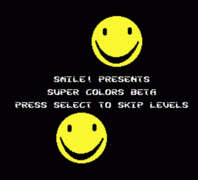 Smile! – Super Colors Beta (PD) (USA) Super Nintendo GAME ROM ISO