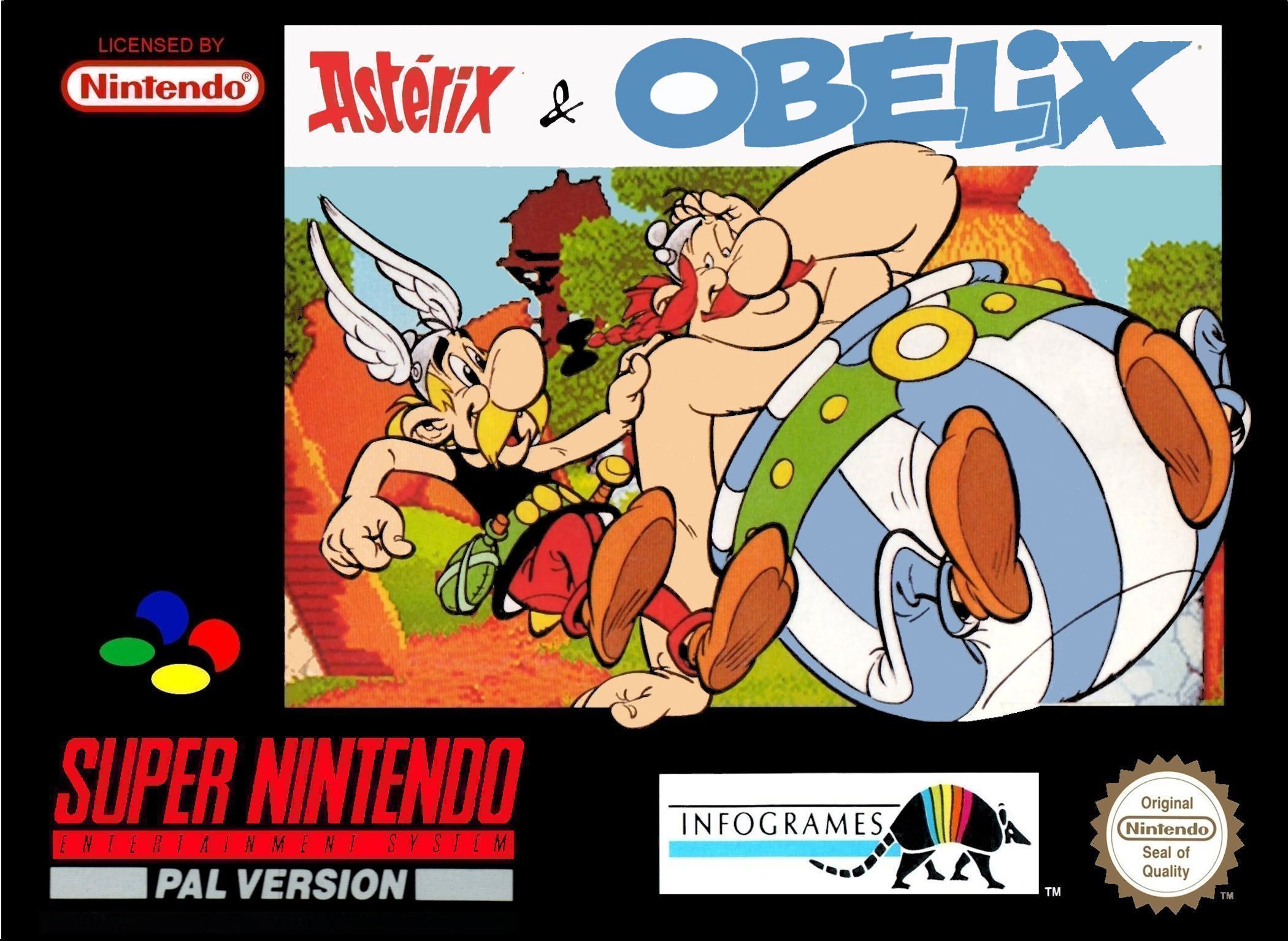 Asterix & Obelix (Europe) Super Nintendo GAME ROM ISO