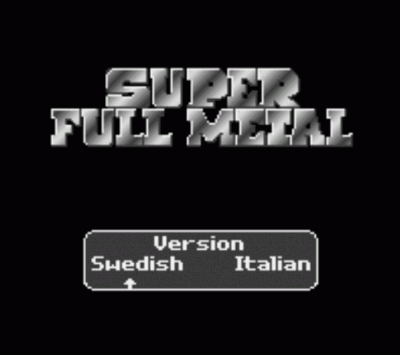 Super Full Metal (SW) (Beta) (USA) Super Nintendo GAME ROM ISO