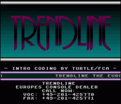 Trendline – Flashing Intro (PD) (USA) Super Nintendo GAME ROM ISO