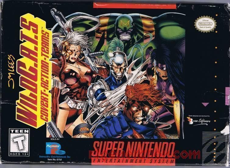 Jim Lee’s WildC.A.T.S (USA) Super Nintendo GAME ROM ISO