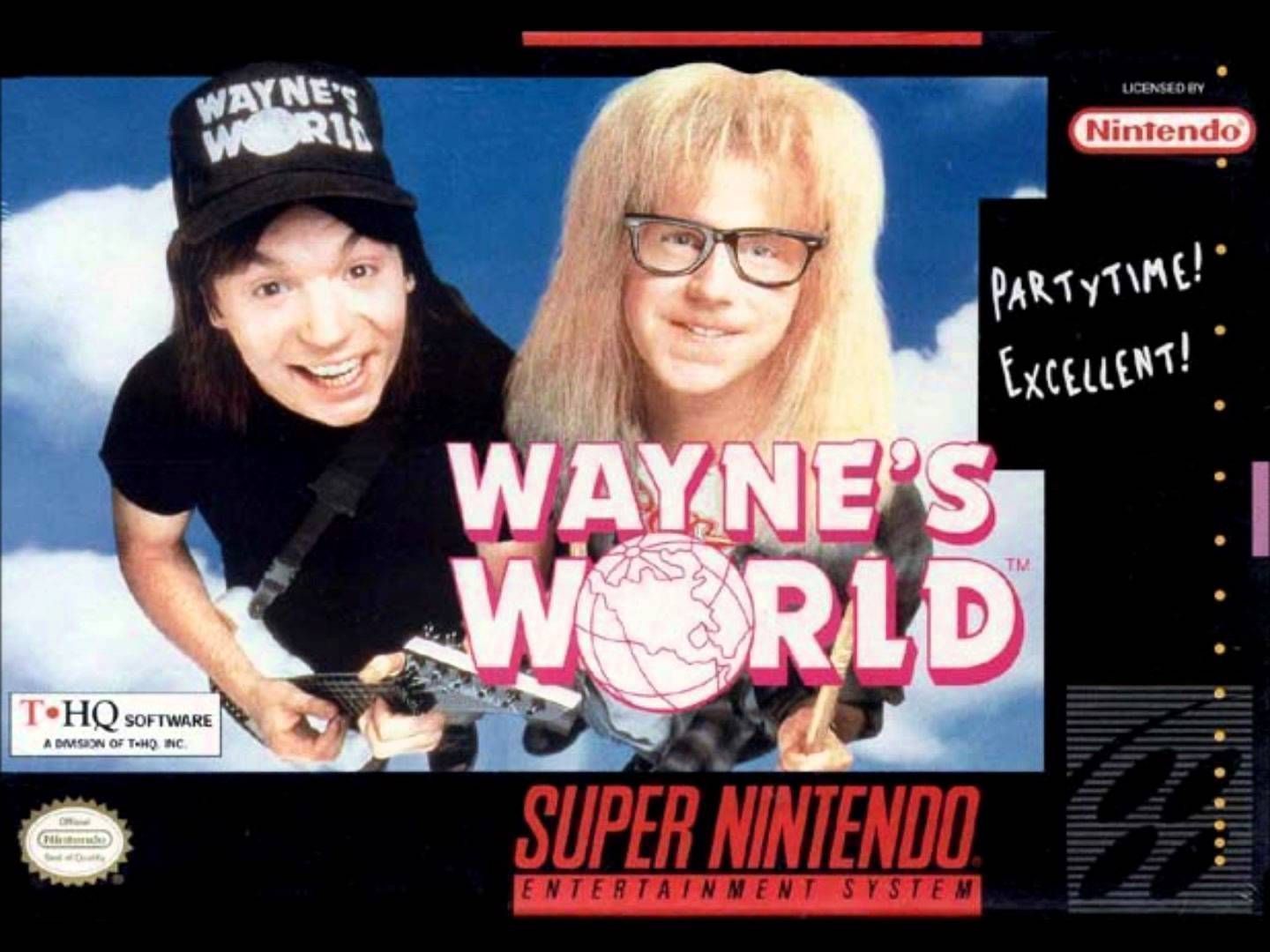 Wayne’s World (USA) Super Nintendo GAME ROM ISO