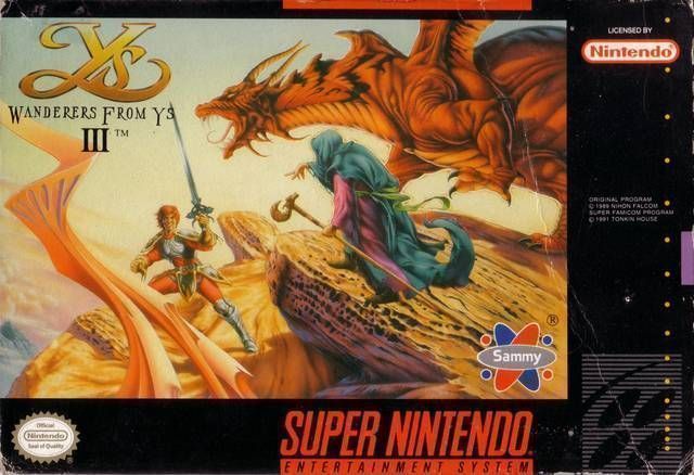 Ys 3 – Wanderers From Ys (Japan) Super Nintendo GAME ROM ISO