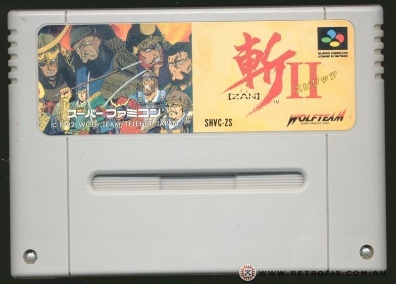 Zan 2 Spirits (Japan) Super Nintendo GAME ROM ISO